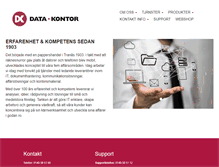 Tablet Screenshot of dkdata.se